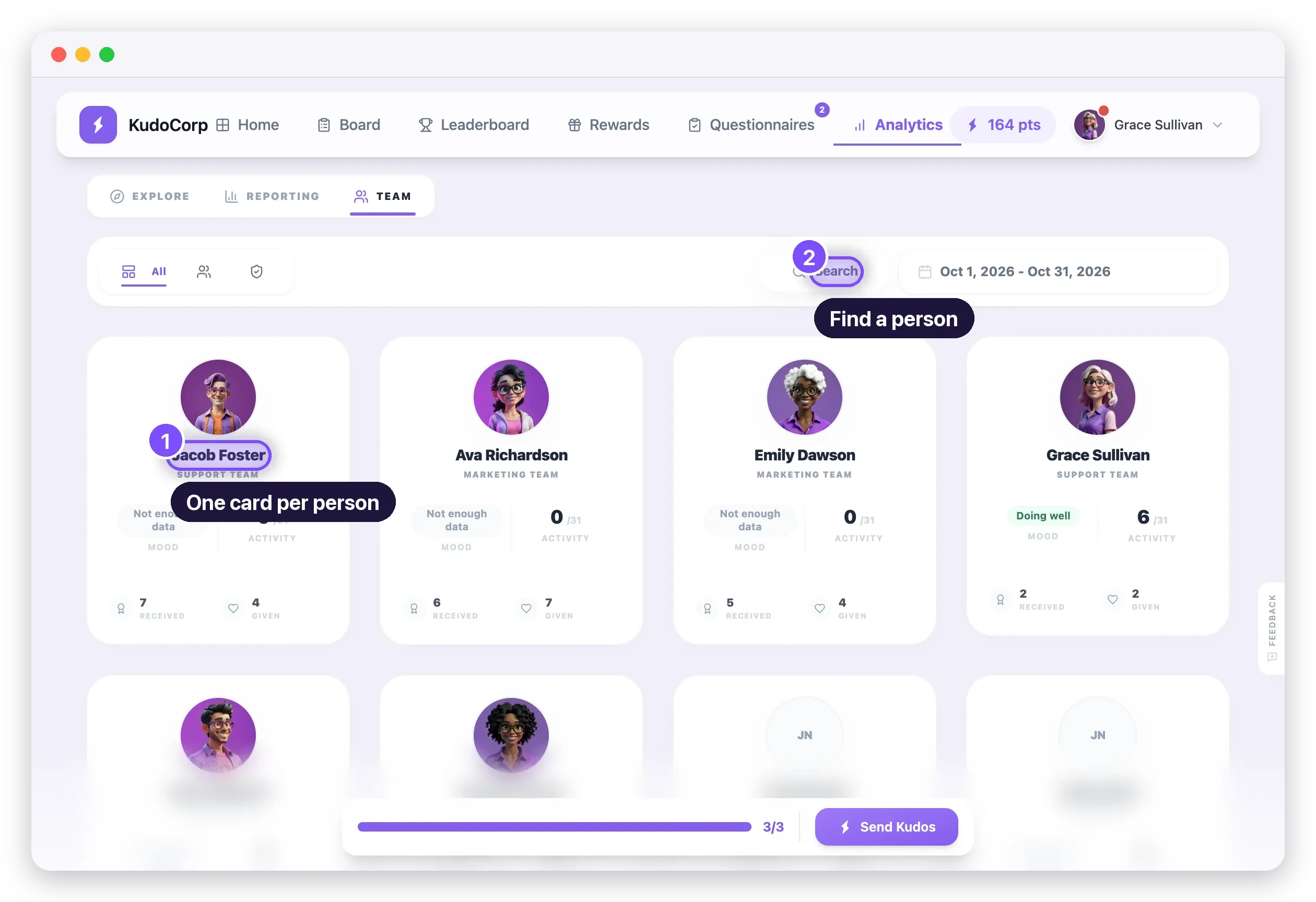 Team analytics